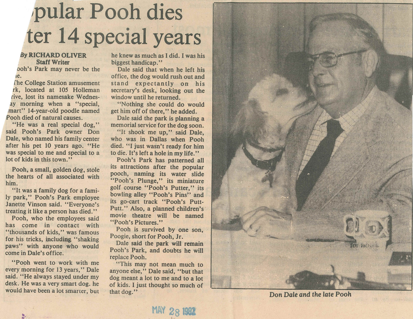 The Eagle Archives: Pooh's Park